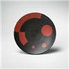 Image 1 : El Lissitzky, attribution, plate, c.1925, glazed stoneware, 12"dia, Constructivist eart...