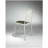 Image 1 : Robert Mallet-Stevens, chair, France, c.1928, enameled steel, canvas over wood, 16"w x 20...