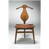 Image 1 : Hans Wegner, Valet chair, Johannes Hansen, Denmark, c.9153, teak, 20"w x 19.25"d x 37"h...