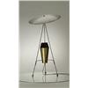Image 1 : A.W. and Marion Geller, floor lamp, Heifetz Manufacturing Company, USA, 1951, brass, enam...