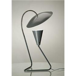 Zahara Schatz, table lamp, Heifetz Manufacturing Company, USA, 1951, enameled metal, stee...