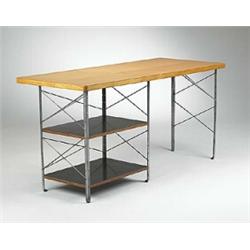 Charles and Ray Eames, ESU desk, Herman Miller, USA, c.1950, ash, zinc, plywood, 60"w x...