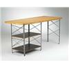 Image 1 : Charles and Ray Eames, ESU desk, Herman Miller, USA, c.1950, ash, zinc, plywood, 60"w x...