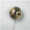 Image 1 : George Nelson, wall clock, Howard Miller Clock Company, USA, 1950s, brass, acrylic, 7"d...