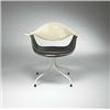 Image 1 : George Nelson, DAF, Herman Miller, USA, 1956, fiberglass, enameled metal, 29"w x 24"d x...