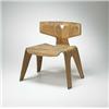 Image 1 : Charles and Ray Eames, child's chair, Evans Products, USA, 1945, birch plywood, 13.25"w...