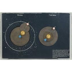 Charles and Ray Eames, mechanical display for the Copernicus Exhibition, USA, 1972, hand-pa...