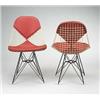 Image 1 : Charles and Ray Eames, DKR chairs, pair, Herman Miller, USA, c.1950, enameled metal, upho...