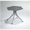 Image 1 : Alexander Girard, table, Herman Miller, USA, 1967, cast and plated aluminum, 17"w x 20"...