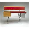 Image 1 : George Nelson, Home Office desk, Herman Miller, USA, c. 1948, primavera, leather, steel<b...