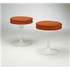Image 1 : Eero Saarinen, stools, pair, Knoll International, German production, c.1960s, enameled me...