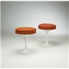 Image 1 : Eero Saarinen, stools, pair, Knoll International, German production, c.1960s, enameled me...