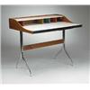 Image 1 : George Nelson, Swag Leg desk, Herman Miller, USA, 1955, walnut, lacquered wood, laminate,...