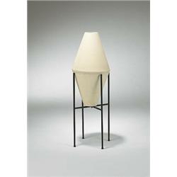 Lagardo Tackett, planter and stand, Architectural Pottery, USA, 1950s, ceramic, iron, 1...