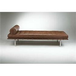 Ludwig Mies van der Rohe, Barcelona daybed, Knoll, USA, 1960s, rosewood, stainless steel,...