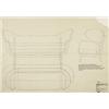 Image 1 : Finn Juhl, original sofa rendering, 1951, ink on paper, 23.25 x 33, This is the origina...