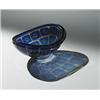 Image 1 : Sven Palmqvist, Ravenna bowl, Orrefors, Sweden, 1964, 7.5"w x 5.5"d x 3"h, Engraved sig...