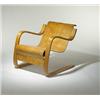 Image 1 : Alvar Aalto, #31 lounge chair, Artek, Finland, c. 1931, curly grain birch, bent and lamin...