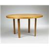 Image 1 : Alvar Aalto, L-leg dining table, Finmar, Finland, 1930s, molded and laminated birch plywo...