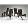Image 1 : Vladimir Kagan, VK 101 dining chairs, set of four, Kagan-Dreyfuss, Inc., USA, 1959, walnu...