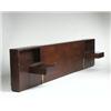 Image 1 : Vladimir Kagan, headboard, Kagan-Dreyfuss, Inc., USA, 1959, walnut, black cararra glass, ...