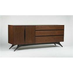 Vladimir Kagan, credenza, Kagan-Dreyfuss, Inc., USA, 1959, walnut, 78"w x 19.5"d x 32"h...