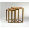 Image 1 : Edward Wormley, nesting tables, Dunbar, USA, c. 1944, mahogany, 25"w x 15"d x 25.5"h<br...