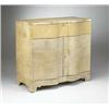 Image 1 : Samuel Marx, cabinet, Quigley, USA, 1940s, vellum over wood, 38"w x 19"d x 36"h, 10,0...