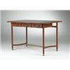 Image 1 : Jacques Adnet, desk, In Collaboration With Hermes, France, 1950s, leather over iron, bras...