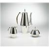 Image 1 : Gio Ponti, Diamond coffee service, Reed & Barton, USA/Italy, c.1951, sterling silver, can...