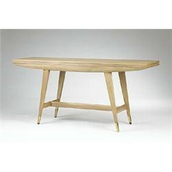 Gio Ponti, console/dining table, Singer & Sons, USA/Italy, 1950s, bleached Italian walnut...