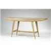 Image 1 : Gio Ponti, console/dining table, Singer & Sons, USA/Italy, 1950s, bleached Italian walnut...