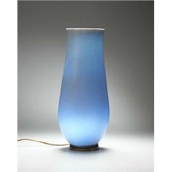 Tomaso Buzzi, Laguna table lamp, Venini, Italy, c.1930s, glass, gold leaf, 8"w x 5.5"d ...