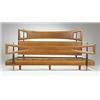 Image 1 : Ico & Louisa Parisi, bed, Italy, 1954, Italian walnut, brass, 67.25"w x 82.5"d x 37"h, ...