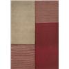 Image 1 : Art Deco, carpet, 1930s, woven wool, Geometric composition with alternating areas of soli...