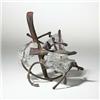 Image 1 : Claire Falkenstein, Clear Fusion, 1970s, glass fused on copper, 6"w x 5"d x 7"h, "Spont...
