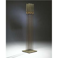 Harry Bertoia, untitled (Sonambient), USA, 1970s, beryllium copper, brass, 12"w x 12"d x ...