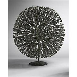 Harry Bertoia, untitled, 1971, 11 x 10, Spherical bush form having a branching structure ...