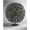 Image 1 : Harry Bertoia, untitled, 1971, 11 x 10, Spherical bush form having a branching structure ...