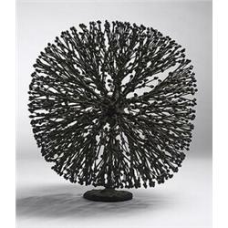 Harry Bertoia, untitled, 1971, 11.5 x 10.5, Asymmetrical bush form with branching structu...