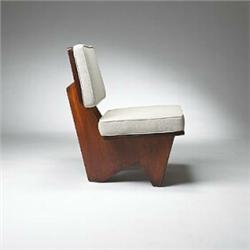 Frank Lloyd Wright, lounge chair from the Robert Winn House in Kalamazoo, Michigan USA, 1949 pi...