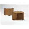 Image 1 : William Wesley Peters, tables for the Sorenson residence, USA, 1963, oak, 16.5"w x 16.5"d...