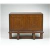 Image 1 : Frank Lloyd Wright, cabinet, Heritage Henredon, USA, 1955, mahogany, 34.75"w x 20.5"d x...