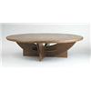 Image 1 : William Wesley Peters, coffee table for the Sorenson residence, USA, 1963, oak, 61"dia x ...