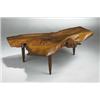 Image 1 : George Nakashima, Slab Coffee Table, USA, c.1959, American black walnut, rosewood, 44"w x...