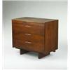 Image 1 : George Nakashima, chest of drawers, USA, 1970, walnut, 36"w x 21"d x 32"h, Four drawers...