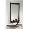 Image 1 : George Nakashima, Picture Frame II Mirror, USA, 1970, walnut, glass, 17"w x 2.5"d x 35.5"...