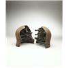 Image 1 : Ruth Duckworth, sculpture, USA, c.1965, hand-built stoneware, 14"w x 7"d x 7.25"h, Crea...