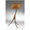 Image 1 : Wendell Castle, music stand, USA, 1972, laminated and carved walnut, 25"w x 19"d x 44"h<b...
