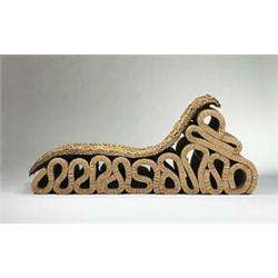 Frank Gehry, Bubbles chaise lounge, New City Editions, USA, c. 1986, cardboard, 34"w x ...